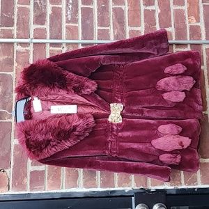 Mei Juni Faux fur coat.